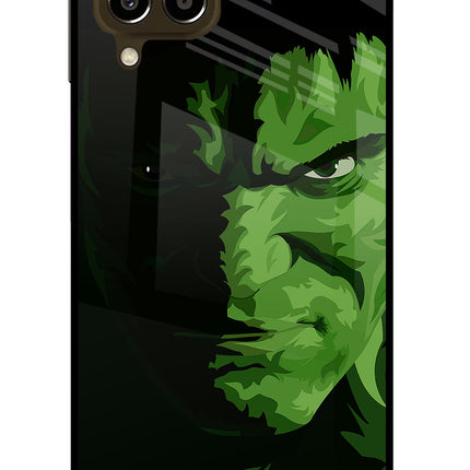 HULK Samsung M33 5G Glass Case Back Cover by Casekaro