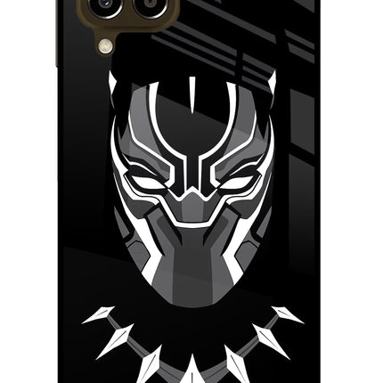Black Panther Samsung M33 5G Glass Case Back Cover by Casekaro