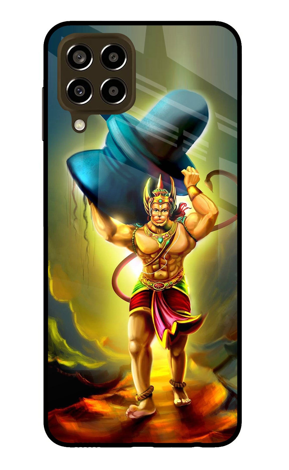 Lord Hanuman Samsung M33 5G Glass Case