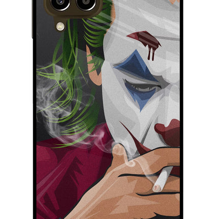 Joker Smoking Samsung M33 5G Glass Case Back Cover by Casekaro