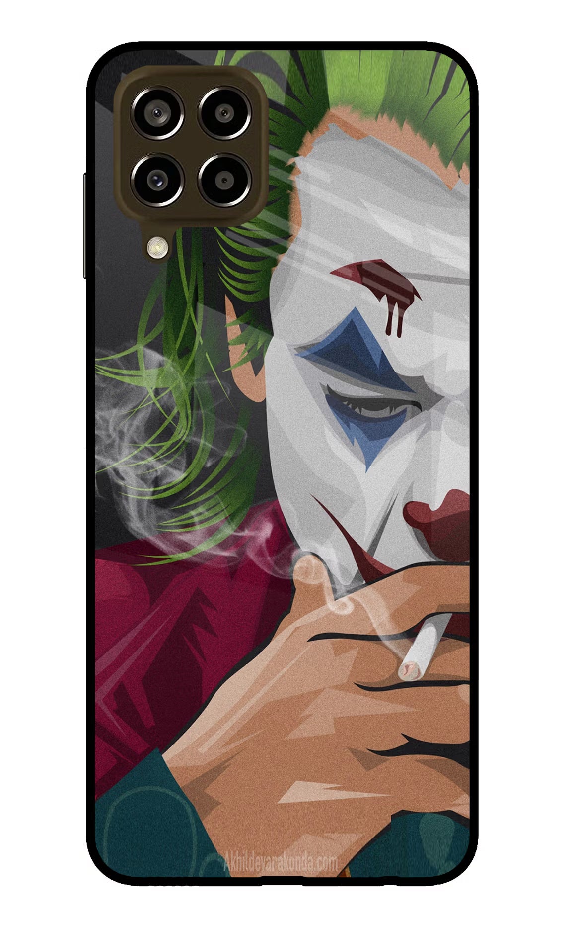 Joker Smoking Samsung M33 5G Glass Case Back Cover by Casekaro