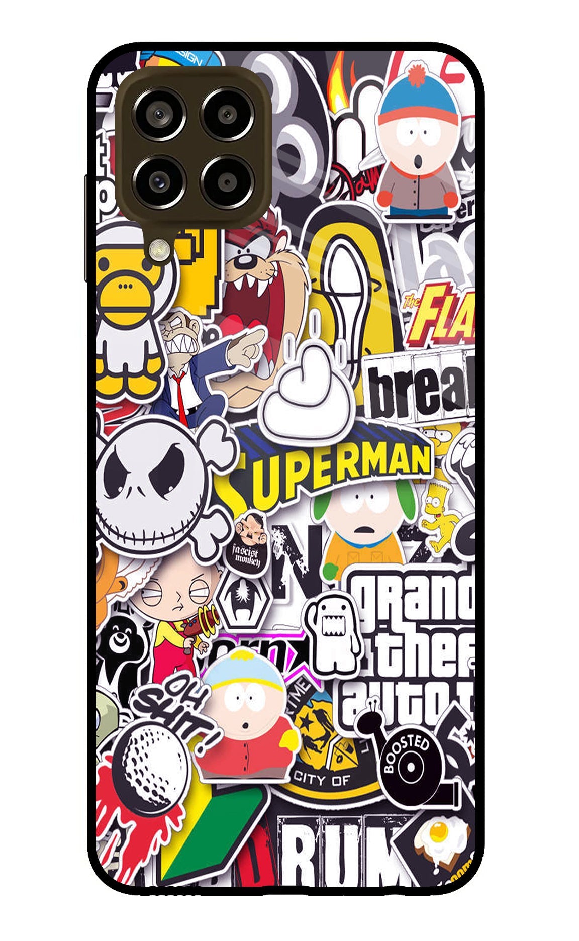 Sticker Bomb Samsung M33 5G Back Cover