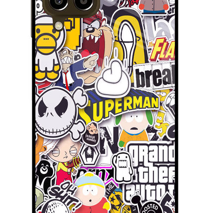 Sticker Bomb Samsung M33 5G Glass Case
