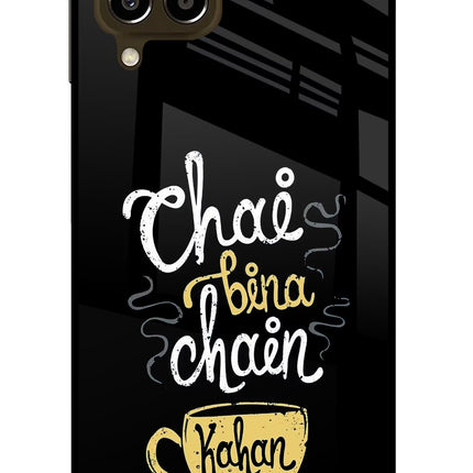 Chai Bina Chain Kaha Re Samsung M33 5G Glass Case