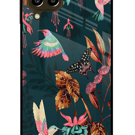 Birds Samsung M33 5G Glass Case Back Cover by Casekaro