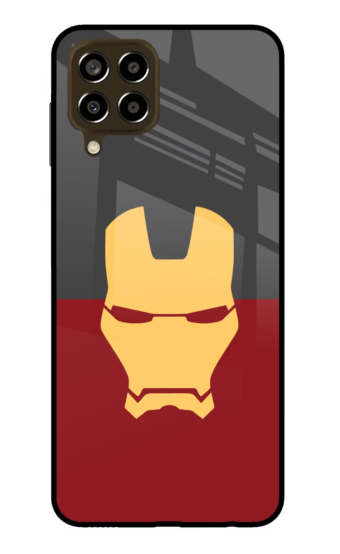 Ironman Samsung M33 5G Glass Case Back Cover by Casekaro