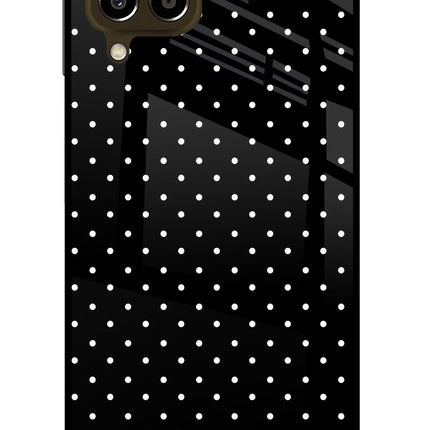 White Dots Samsung M33 5G Glass Case