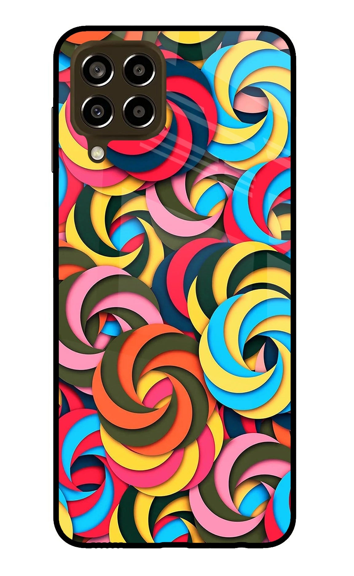 Spiral Pattern Samsung M33 5G Back Cover