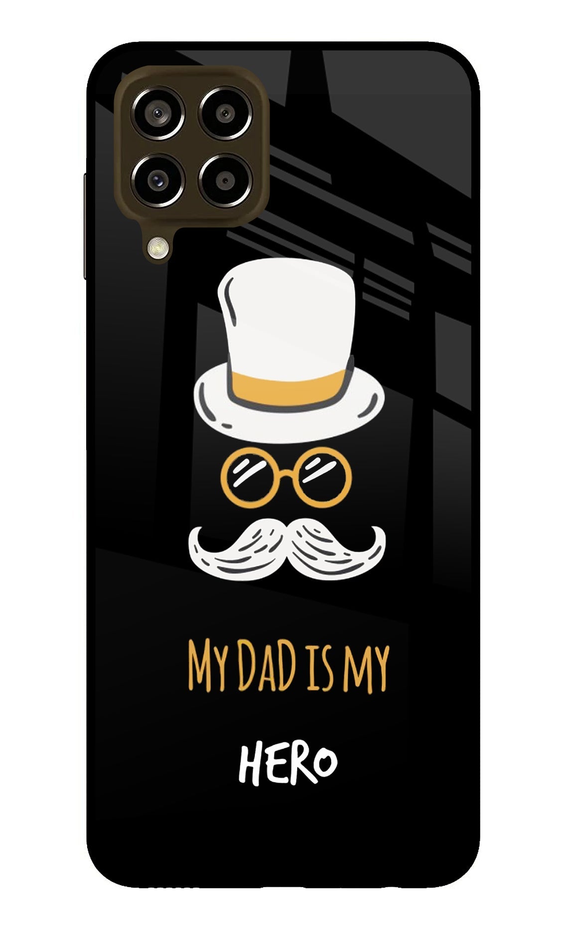 My Dad Is My Hero Samsung M33 5G Glass Case