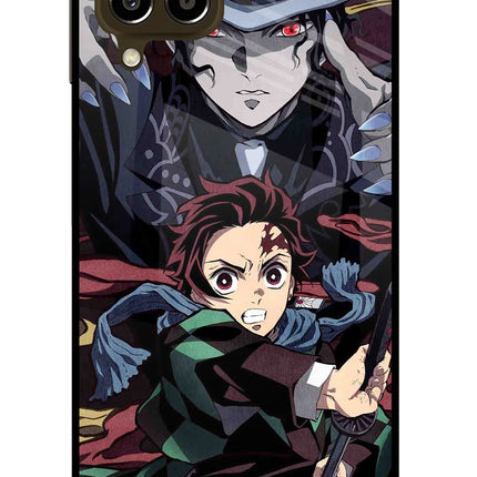 Demon Slayer Samsung M33 5G Glass Case Back Cover by Casekaro