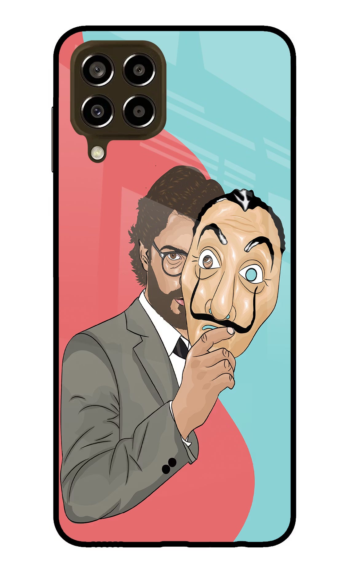 Professor Samsung M33 5G Glass Case Back Cover by Casekaro