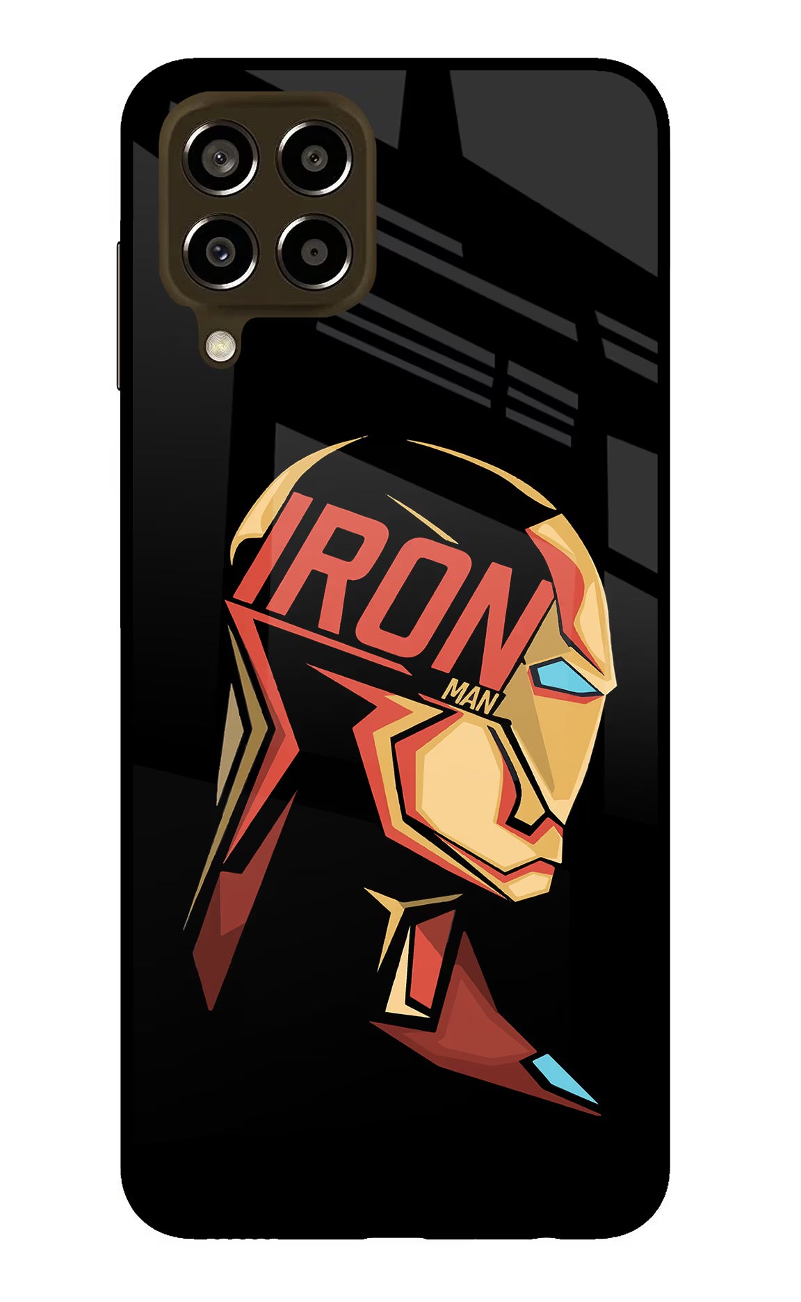 IronMan Samsung M33 5G Glass Case Back Cover by Casekaro