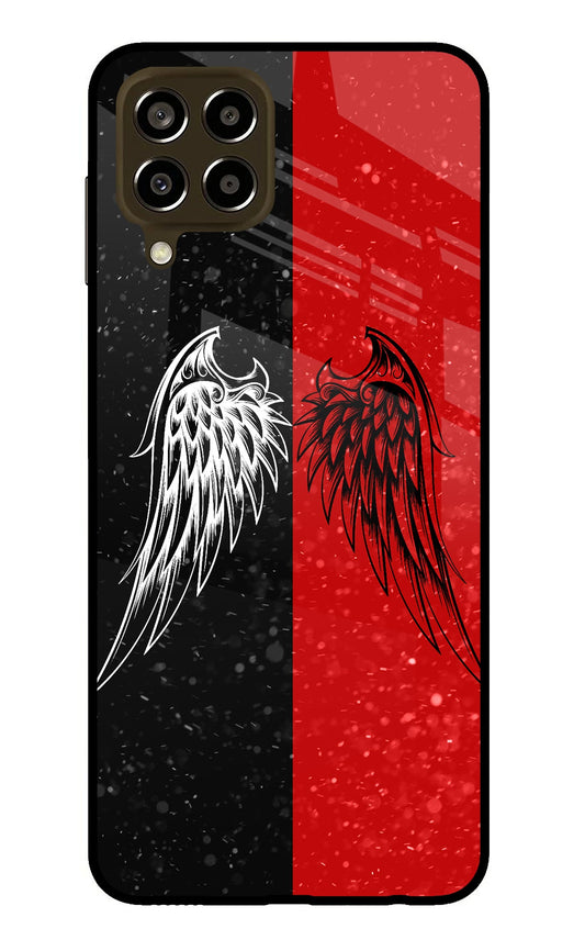 Wings Samsung M33 5G Glass Case