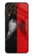 Wings Samsung M33 5G Glass Case