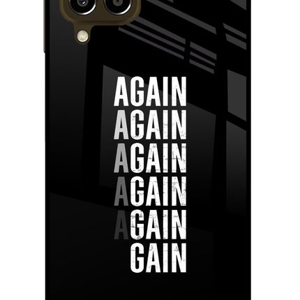 Again Again Gain Samsung M33 5G Glass Case