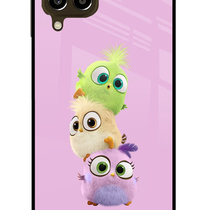 Cute Little Birds Samsung M33 5G Glass Case
