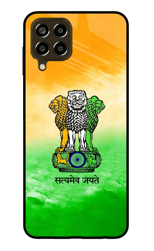 Satyamev Jayate Flag Samsung M33 5G Glass Case