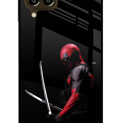 Deadpool Samsung M33 5G Glass Case Back Cover by Casekaro