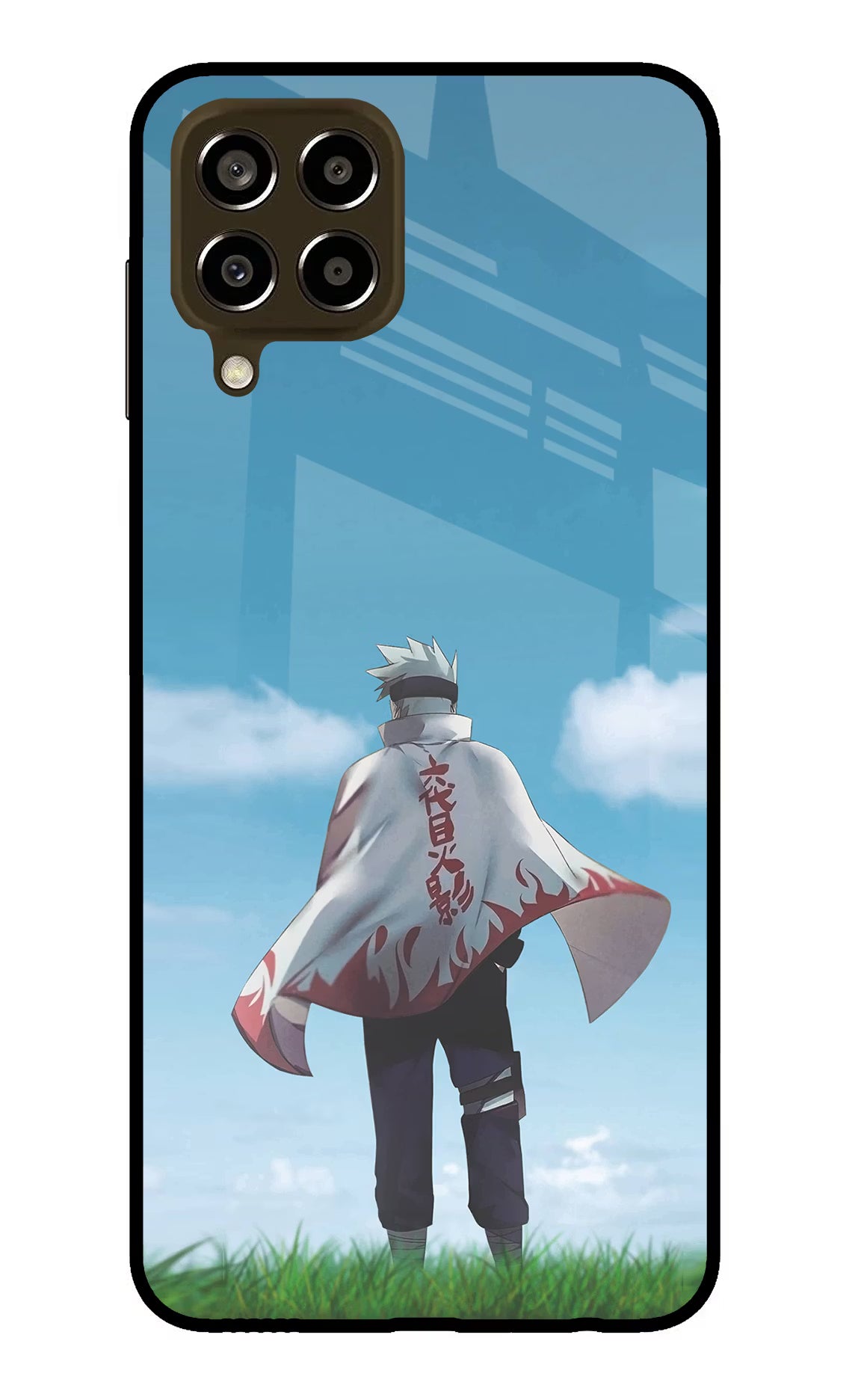 Kakashi Samsung M33 5G Glass Case Back Cover by Casekaro
