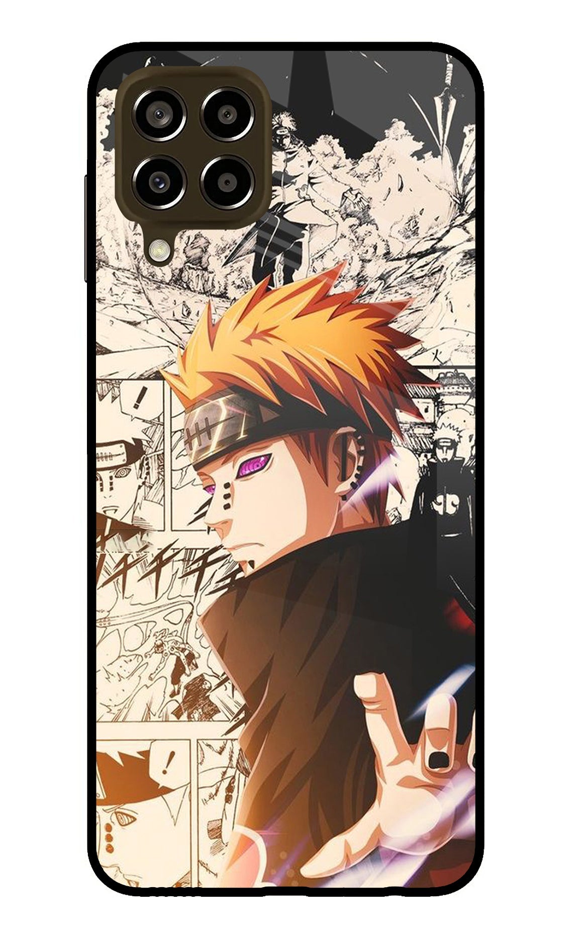 Pain Anime Samsung M33 5G Glass Case