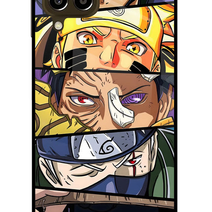 Naruto Character Samsung M33 5G Glass Case Back Cover by Casekaro
