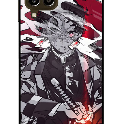 Demon Slayer Samsung M33 5G Glass Case Back Cover by Casekaro