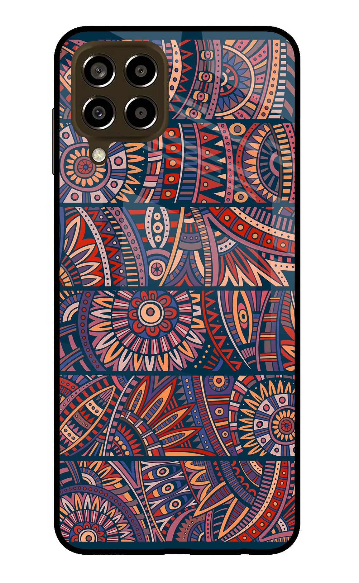 African Culture Design Samsung M33 5G Glass Case