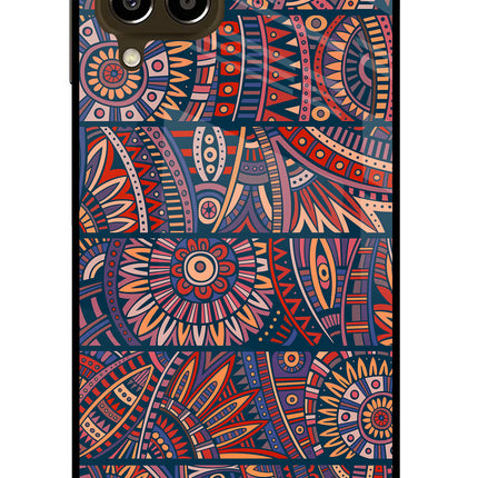 African Culture Design Samsung M33 5G Glass Case