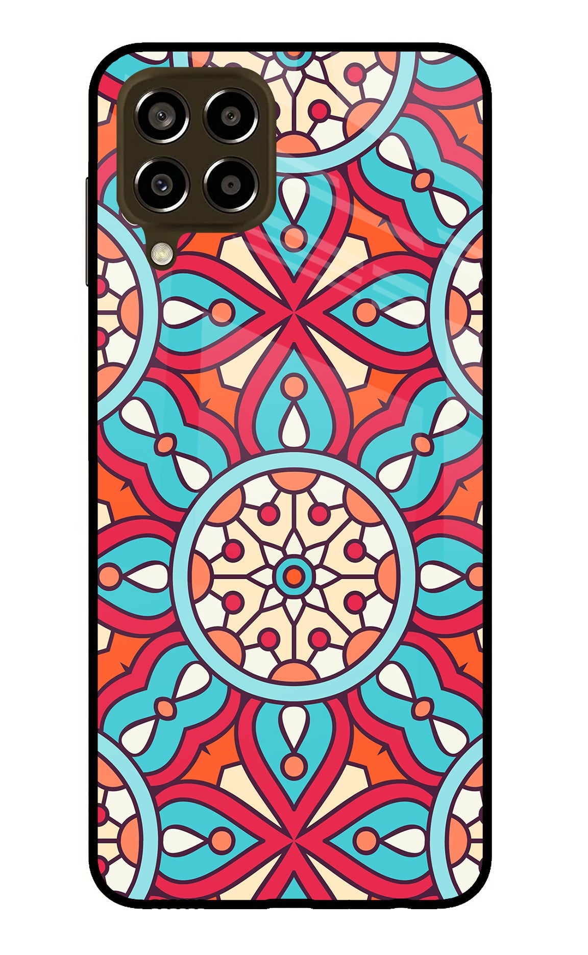 Mandala Geometric Samsung M33 5G Glass Case