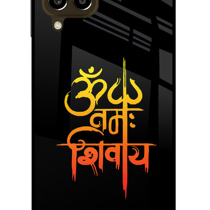 Om Namah Shivay Samsung M33 5G Glass Case