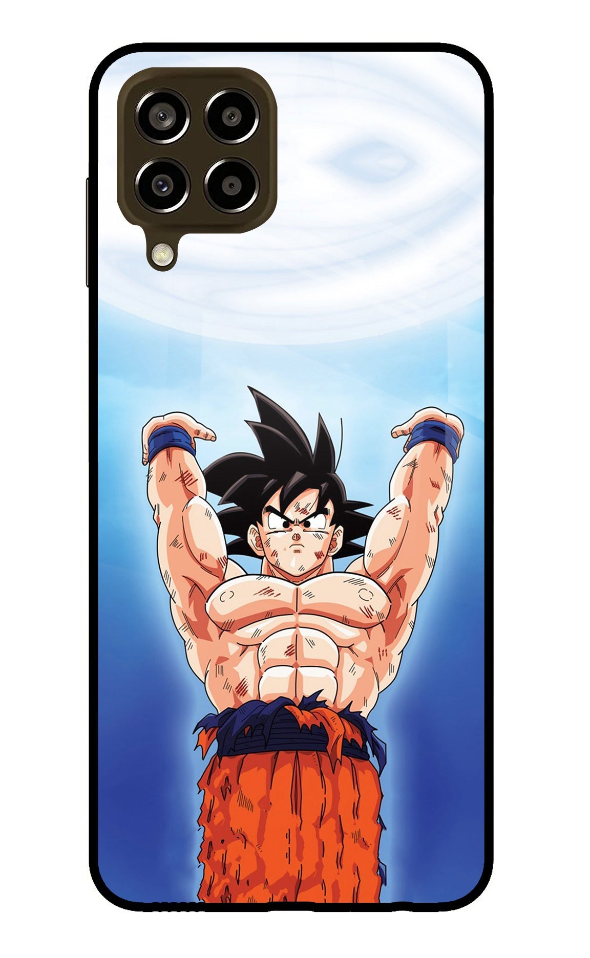 Goku Power Samsung M33 5G Glass Case
