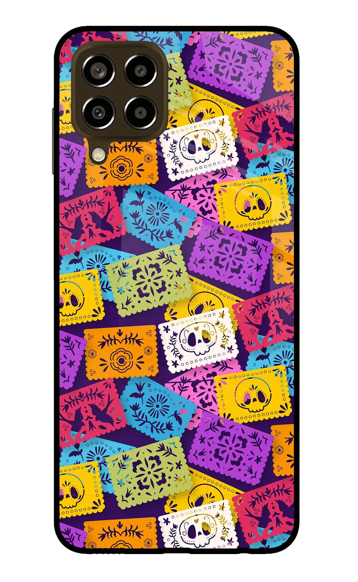 Mexican Pattern Samsung M33 5G Glass Case