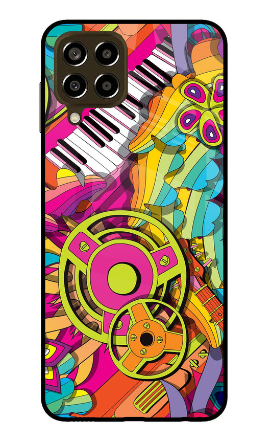 Music Doodle Samsung M33 5G Glass Case