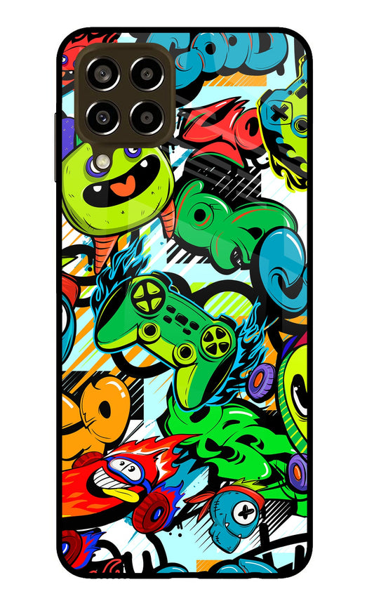 Game Doodle Samsung M33 5G Glass Case