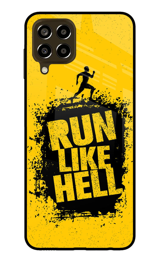 Run Like Hell Samsung M33 5G Glass Case