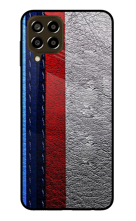 BMW Stripes Samsung M33 5G Glass Case