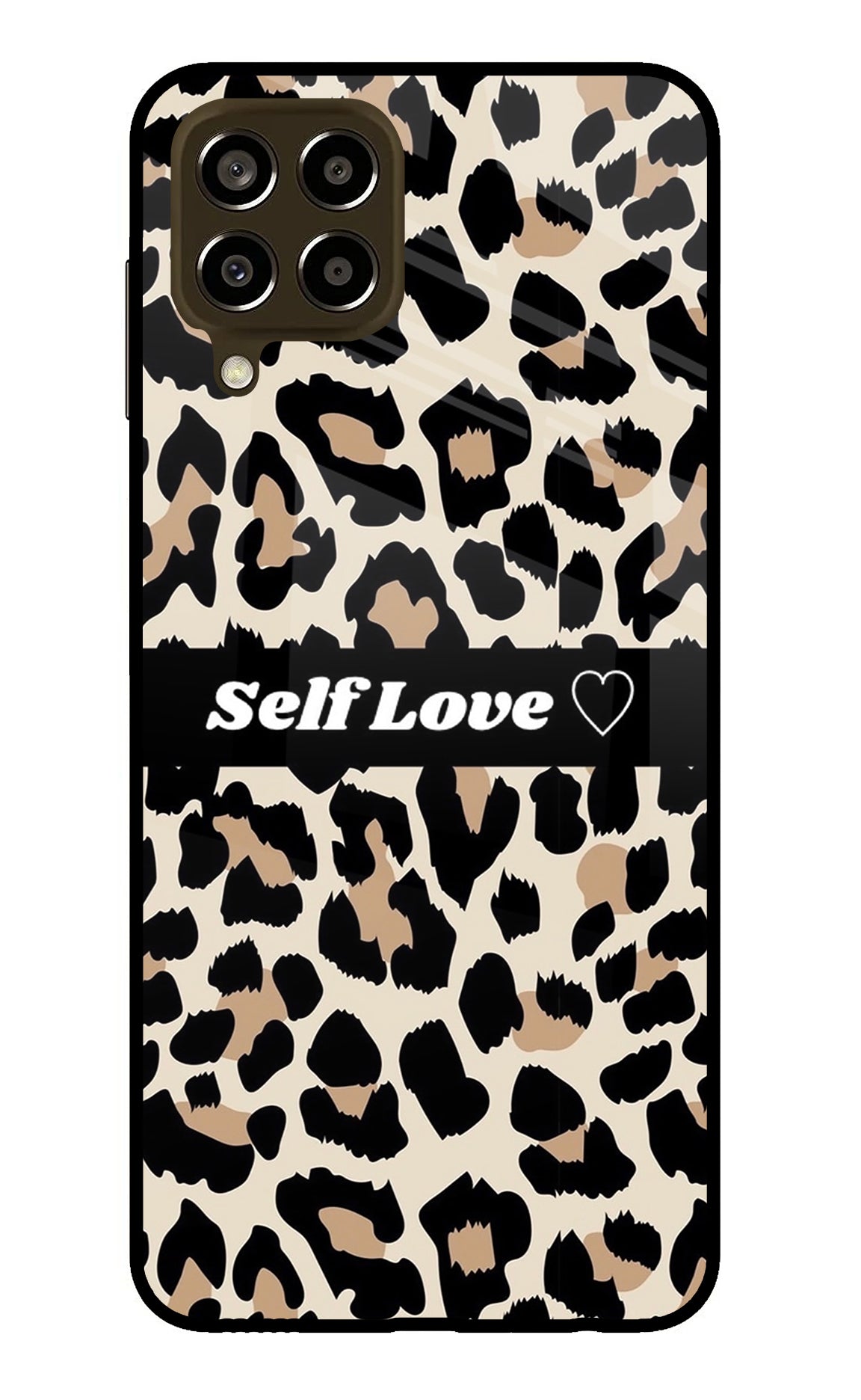 Leopard Print Self Love Samsung M33 5G Back Cover