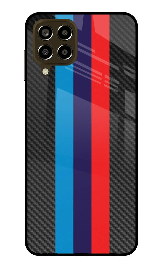 BMW Stripes Pattern Samsung M33 5G Glass Case
