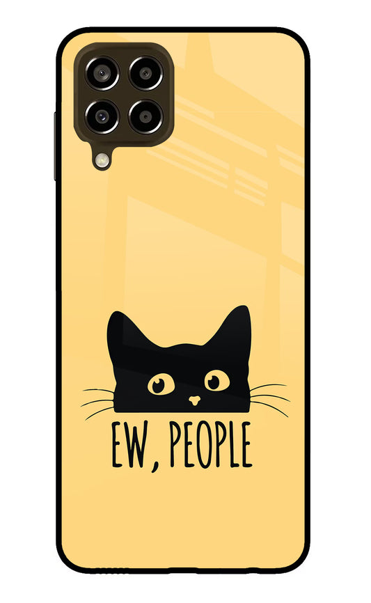 Ew People Catitude Samsung M33 5G Glass Case