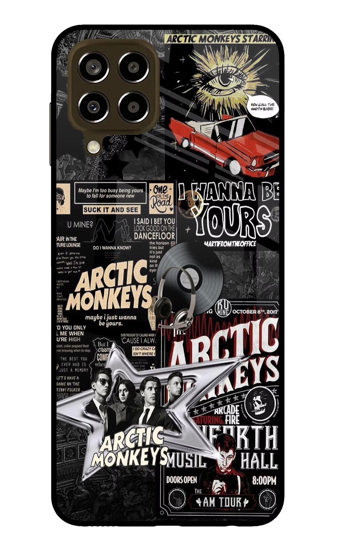 Arctic Monkeys Samsung M33 5G Glass Case Back Cover by Casekaro
