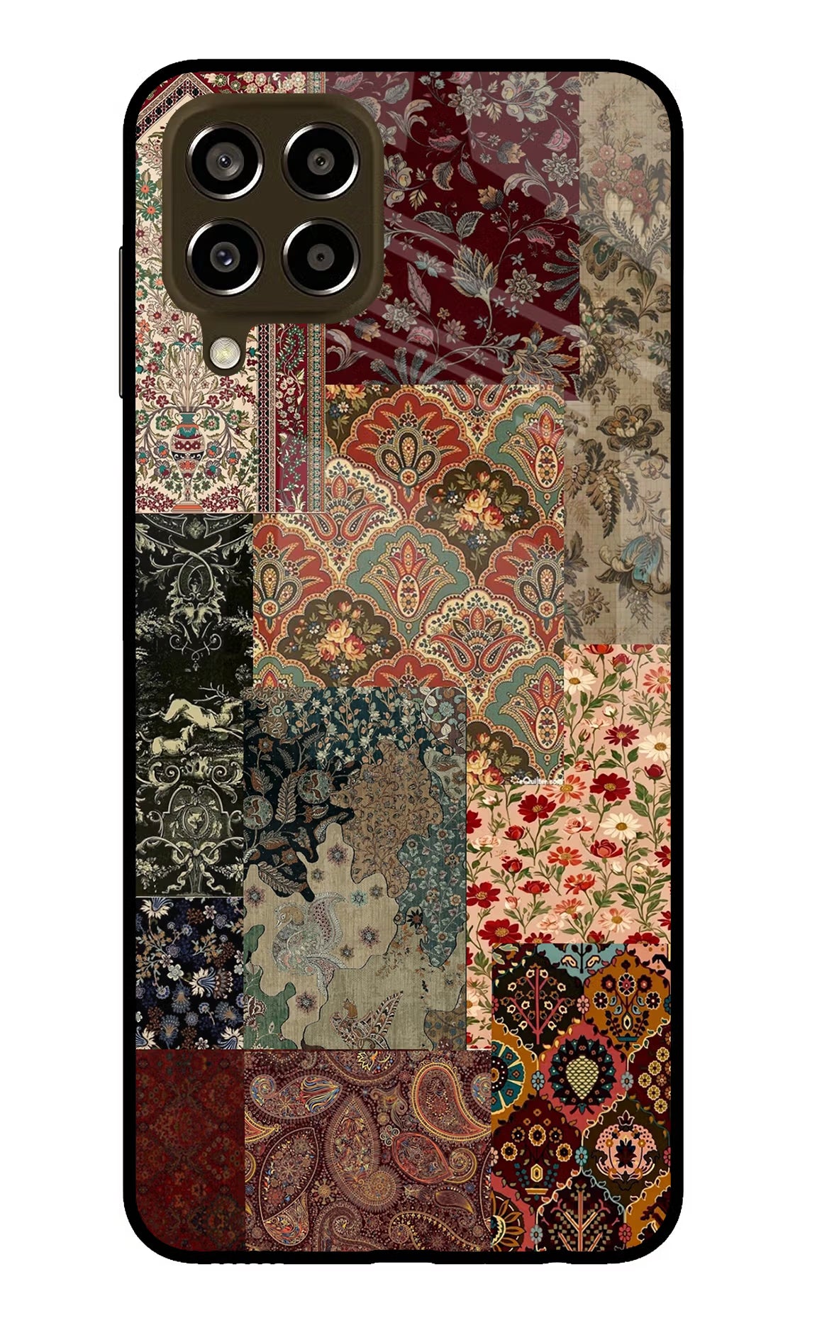 Desi Print Samsung M33 5G Glass Case Back Cover by Casekaro