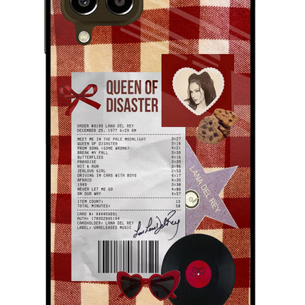 Queen of Disaster Samsung M33 5G Glass Case