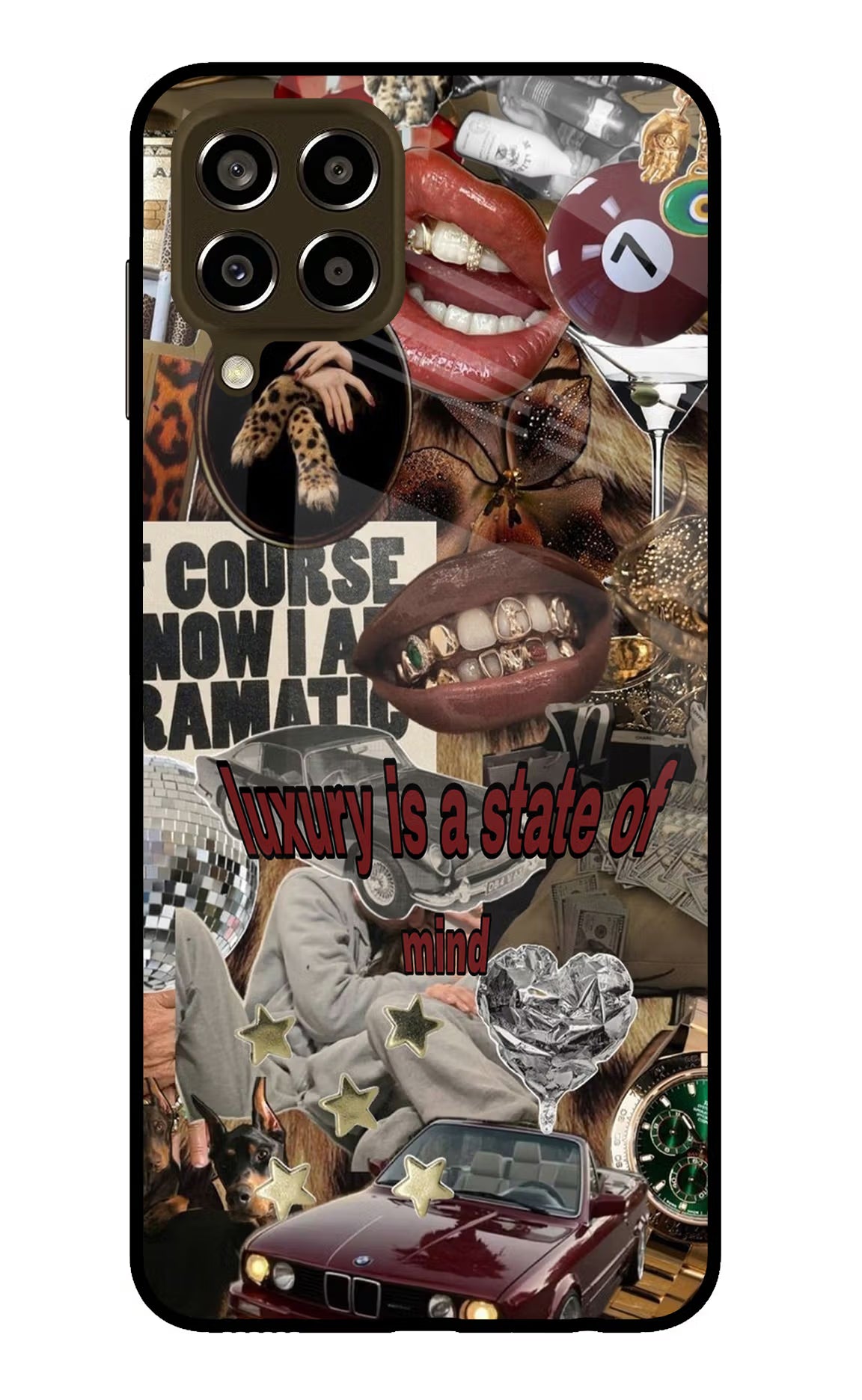 Luxury Samsung M33 5G Glass Case