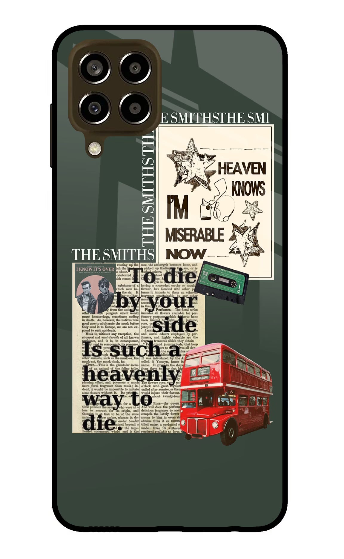 The Smiths Samsung M33 5G Glass Case Back Cover by Casekaro