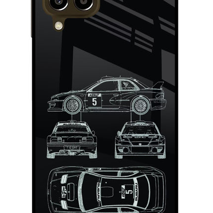 WRC'99 Samsung M33 5G Glass Case Back Cover by Casekaro