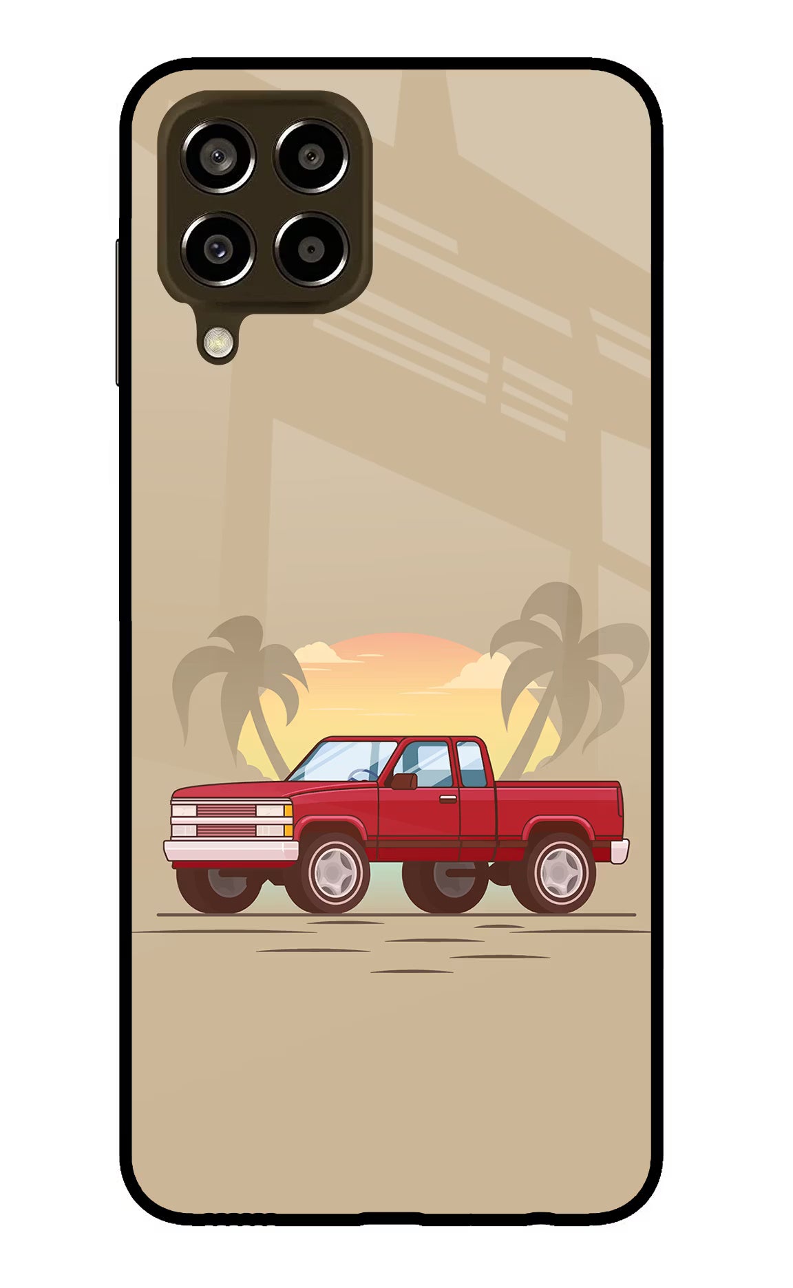 Desert Classic Drive Samsung M33 5G Glass Case