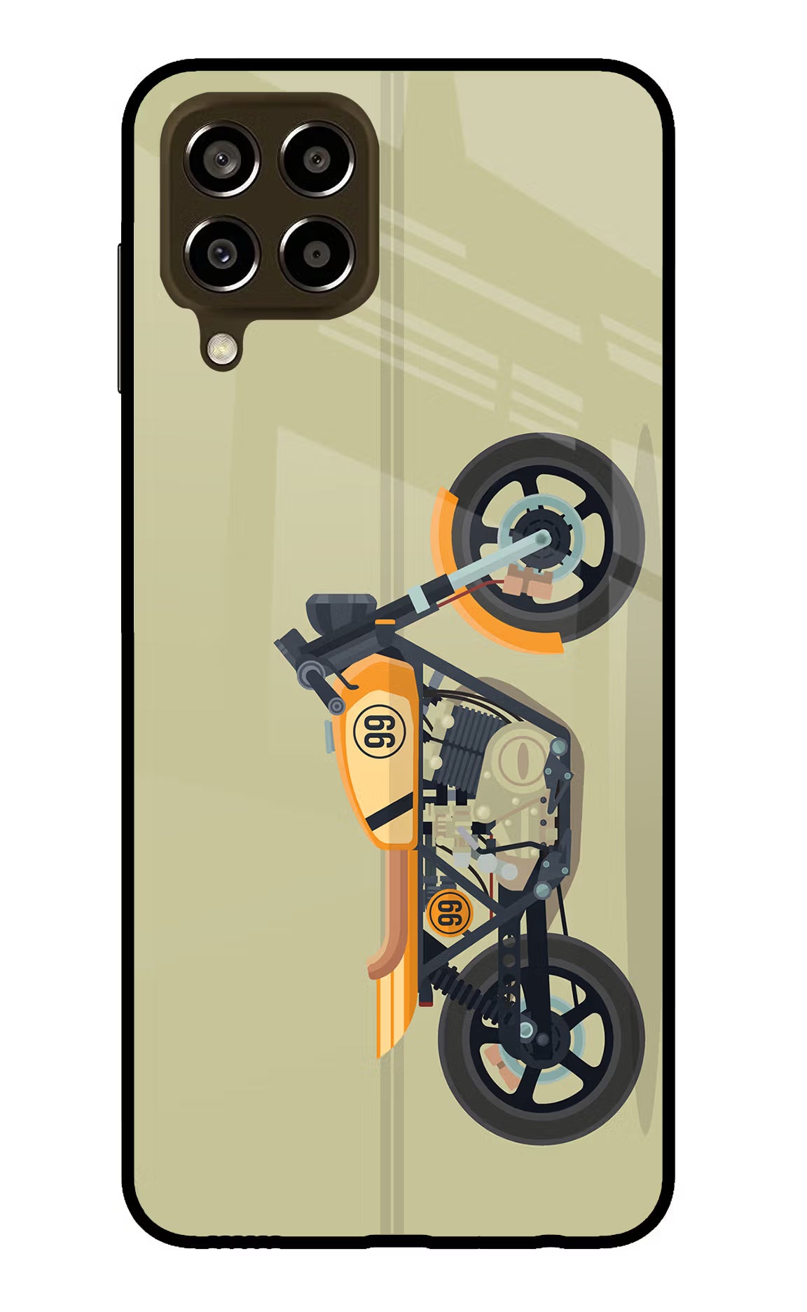 Vertical Speedster Samsung M33 5G Glass Case