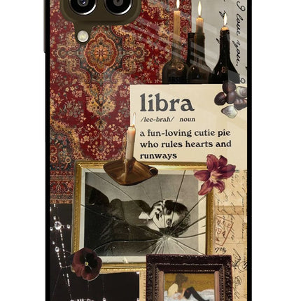 Libra Zodiac Samsung M33 5G Glass Case Back Cover by Casekaro