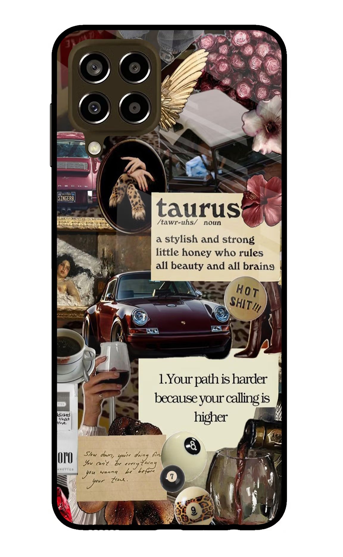 Taurus Zodiac Samsung M33 5G Glass Case Back Cover by Casekaro