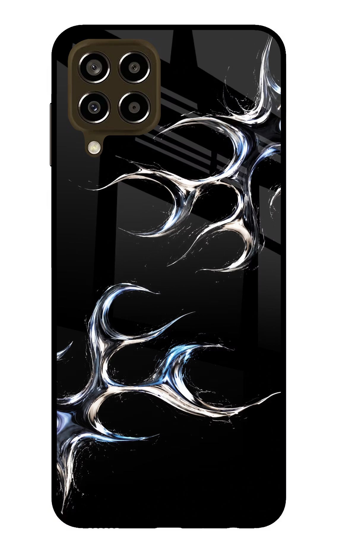 Chrome Tribal Samsung M33 5G Glass Case Back Cover by Casekaro
